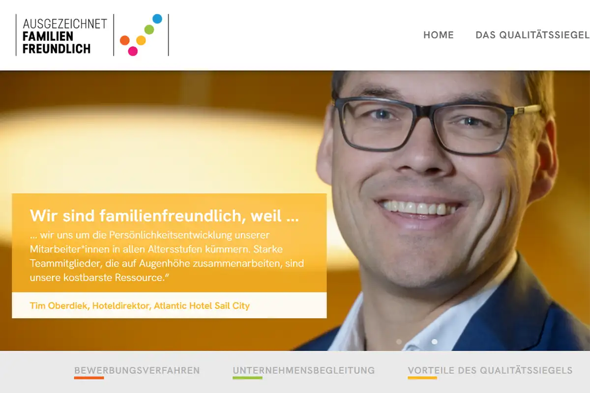 AUSGEZEICHNET Familienfreundlich – ein Qualitätssiegel